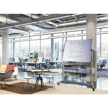 OfficeSource ViZual Collection Dry-Erase Mobile Revolving Easel - 48'' x 72''