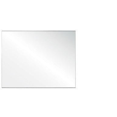 OfficeSource SafeGuard Barrier Collection Clear Acrylic Screen with Square Edges - 48''W x 24''H