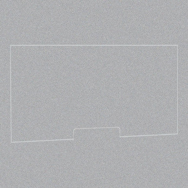 OfficeSource SafeGuard Barrier Collection Clear Acrylic Screen with Transaction Cutout - 54''W x 24''H