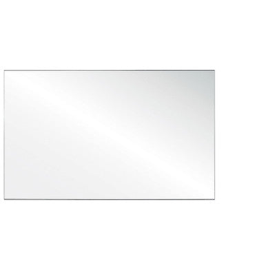 OfficeSource SafeGuard Barrier Collection Clear Acrylic Screen with Square Edges - 60''W x 24''H