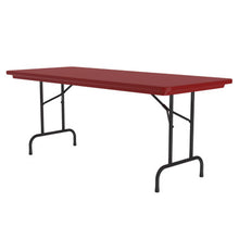 OfficeSource | Colorful Blow Mold Folding Tables | Fixed Height Blow Mold Table - 60'' x 30''