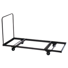 OfficeSource | Melamine Folding Tables | Flat Stacking Rectangular Table Truck