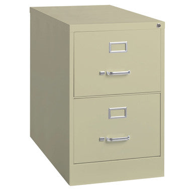 OfficeSource Steel Vertical File Collection 2 Drawer Vertical File Cabinet, 26.5'' Deep, Letter