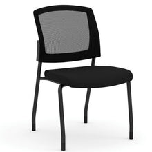 OfficeSource | Parson | Armless Micro Mesh Back Side Chair - Fabric