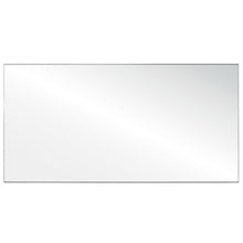 OfficeSource SafeGuard Barrier Collection Clear Acrylic Screen with Square Edges - 72''W x 24''H