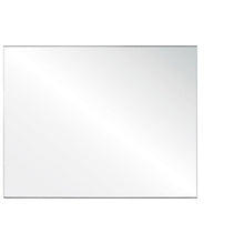 OfficeSource SafeGuard Barrier Collection Clear Acrylic Screen with Square Edges - 60''W x 30''H