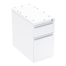 OfficeSource Metal Pedestals 2 Drawer Hanging Mini Pedestal