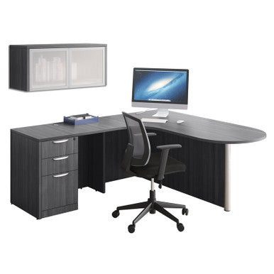 OfficeSource OS Laminate Collection L Shape Typical - OSTYP267