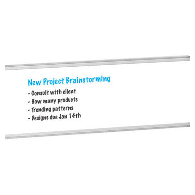 OfficeSource | Borders II Collection| Whiteboard Panel 36''W x 12''H