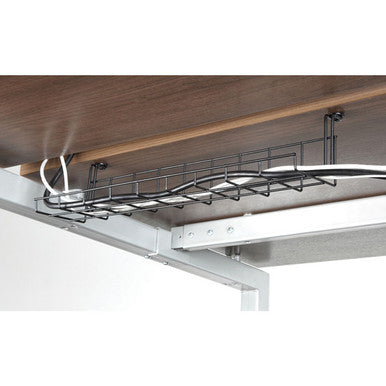 OfficeSource Borders II Collection 24'' Single Wire Mesh Tray