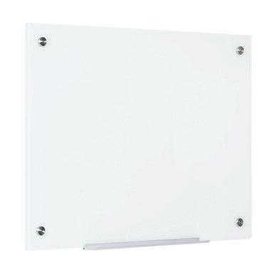 OfficeSource ViZual Collection Magnetic Glass Dry-Erase Board - 24'' x 36''