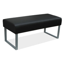 OfficeSource | OS Big & Tall | Bench with Silver Frame