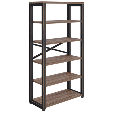 OfficeSource | Riveted | 66''H Metal Bookcase
