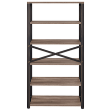 OfficeSource | Riveted | 66''H Metal Bookcase