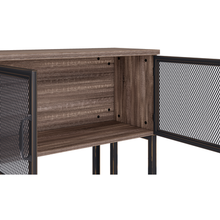 OfficeSource | Riveted | Hutch with Doors