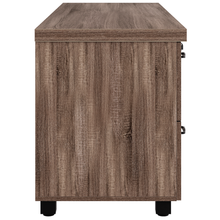OfficeSource | Riveted | Double Pedestal Credenza
