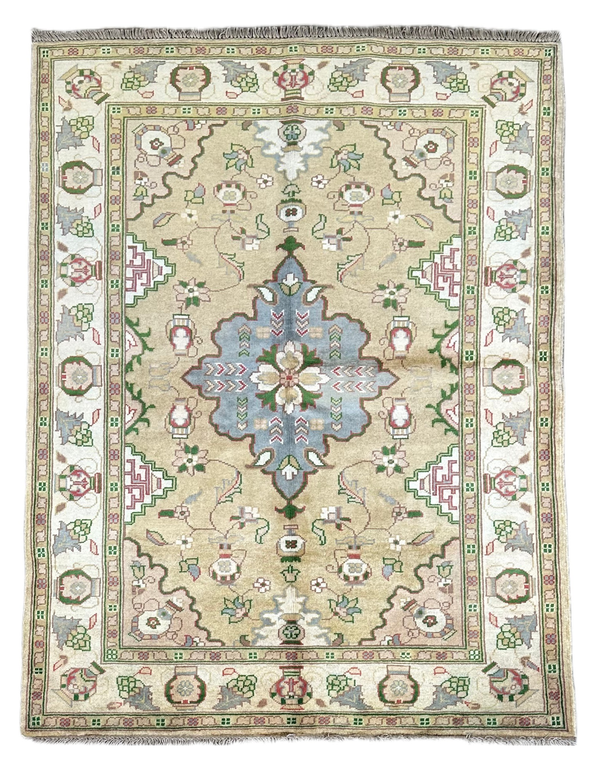 3x5 Silk Road Collection Rug – Handmade Afghan Wool Carpet