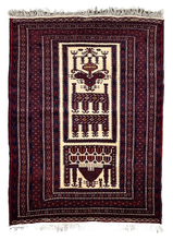 3x5 Hand-Knotted Afghan Rug – Nomad Collection Design
