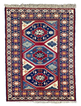 3x5 Silk Road Collection Rug – Handmade Afghan Wool Carpet