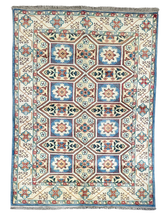 3x5 Hand-Knotted Afghan Rug – Nomad Collection Design
