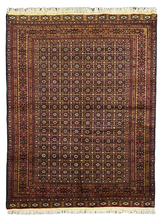 4x6 Sovereign Collection Afghan Rug – Hand-Knotted Royal Design