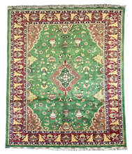 7x10 Hand-Knotted Afghan Rug – Nomad Collection Design