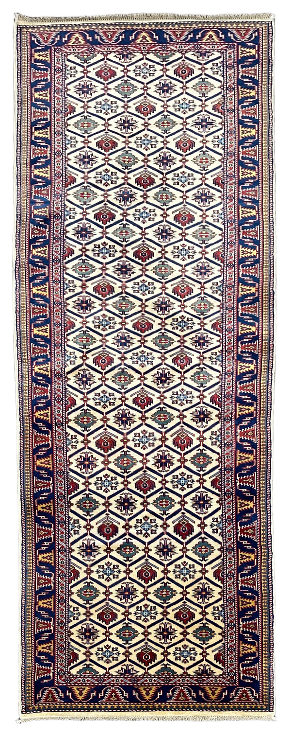 2.5x8 Afghan Heritage Traditions – Hand-Knotted Tribal Rug