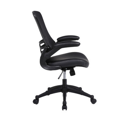 Serene 2.0 Bonded Leather Flip Arm Task Chair
