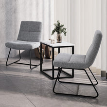 OfficeSource | Sutton | Upholstered Lounge Chair with Sled Base