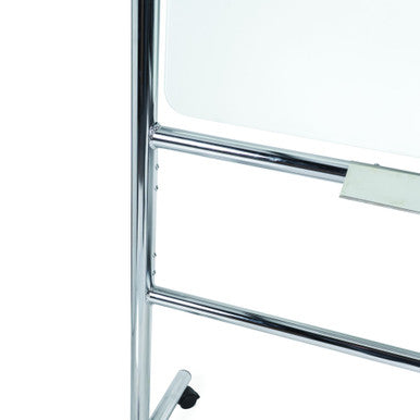 OfficeSource | Vizual | MasterVision Magnetic Glass Revolving Glass Dry-Erase Easel
