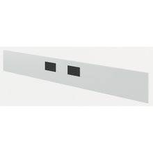 OfficeSource Fuse Collection Metal Cover With Outlets - 36''